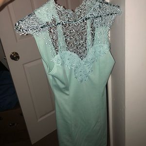 Mandees Sky Blue Dress